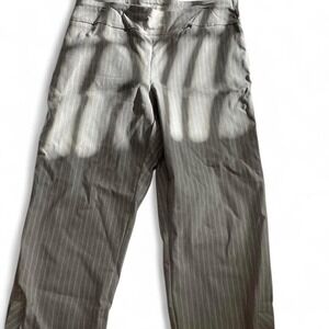 Van Heusen Gray Pinstripe Work Pants Women Size 14